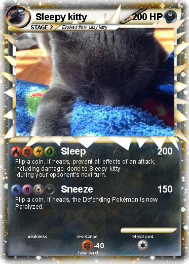 Pokemon Sleepy kitty