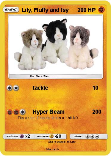Pokemon Lily, Fluffy and Isy