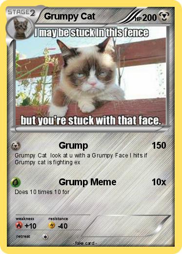 Pokemon Grumpy Cat