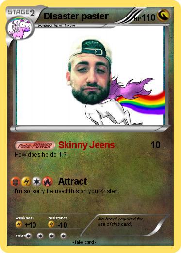 Pokemon Disaster paster
