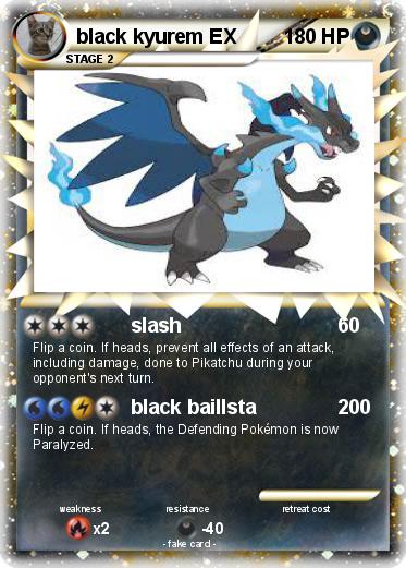 Pokemon black kyurem EX