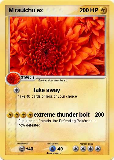 Pokemon M rauichu ex