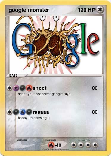 Pokemon google monster
