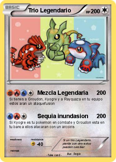 Pokemon Trio Legendario