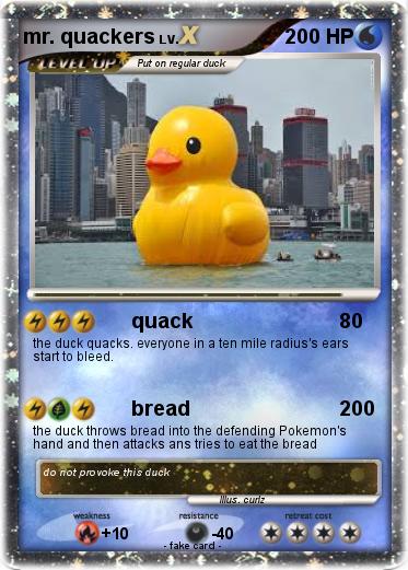 Pokemon mr. quackers