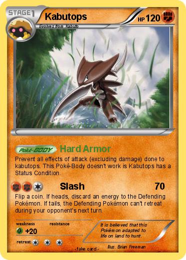 Pokemon Kabutops