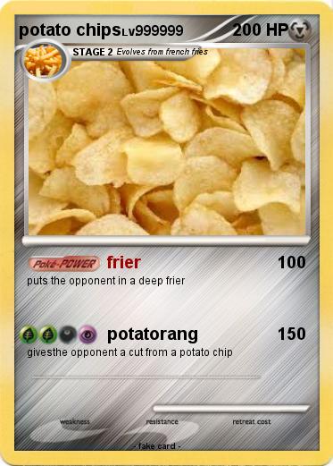 Pokemon potato chips
