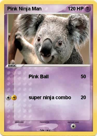 Pokemon Pink Ninja Man