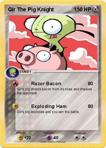 Pokemon Gir The Pig Knight