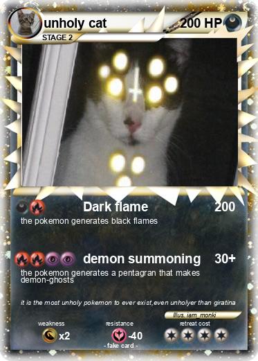 Pokemon unholy cat