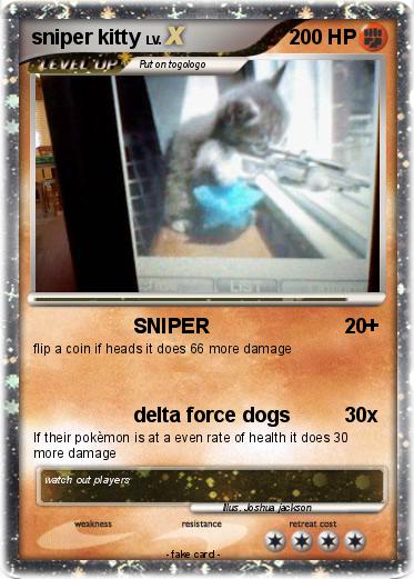 Pokemon sniper kitty