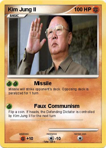 Pokemon Kim Jung Il