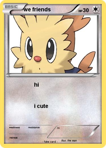 Pokemon we friends