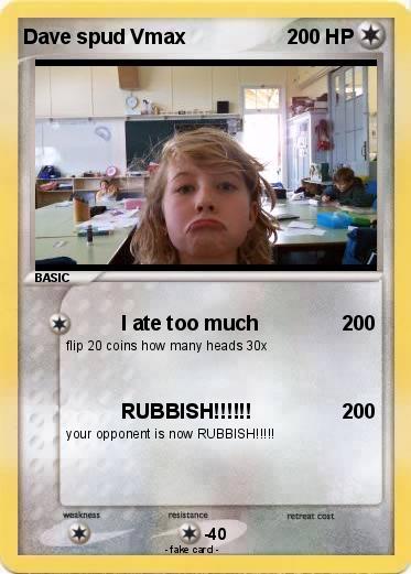 Pokemon Dave spud Vmax