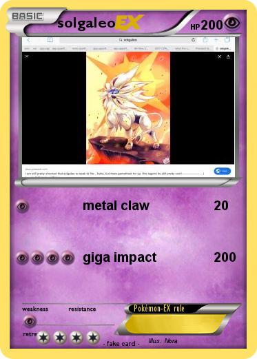 Pokemon solgaleo