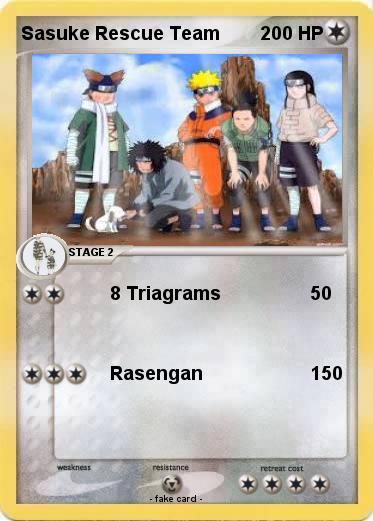 Pokemon Sasuke Rescue Team