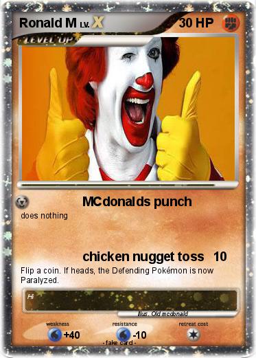 Pokemon Ronald M