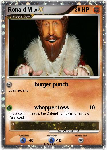 Pokemon Ronald M