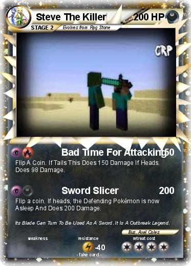 Pokemon Steve The Killer