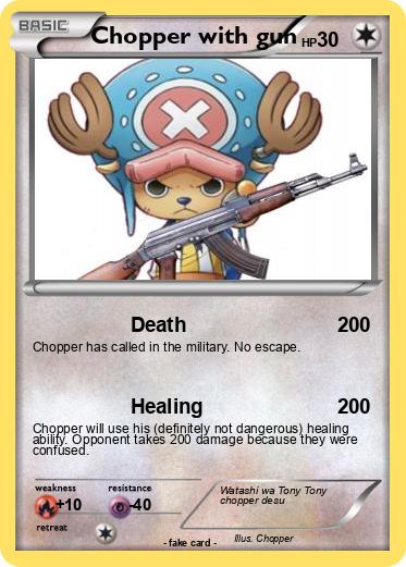 Pokemon Chopper with gun