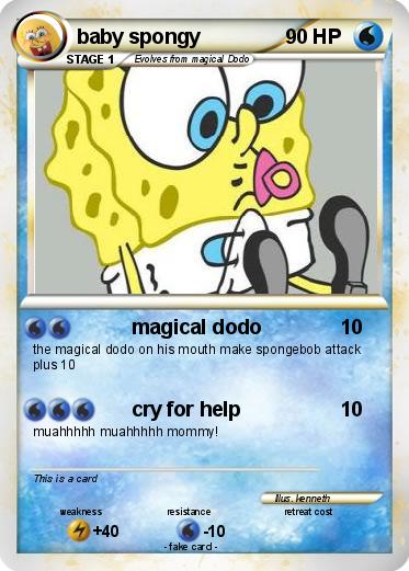 Pokemon baby spongy