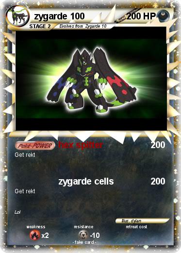 Pokemon zygarde 100