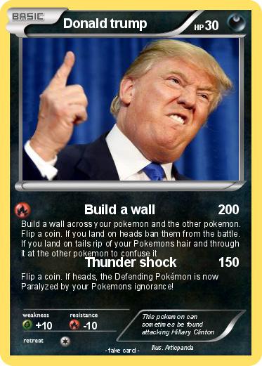 Pokemon Donald trump