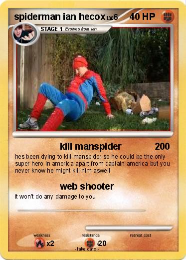 Pokemon spiderman ian hecox