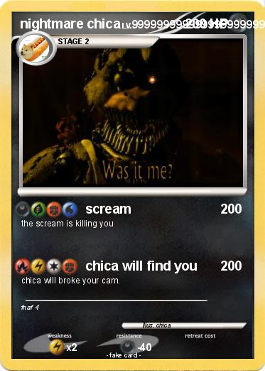 Pokemon nightmare chica