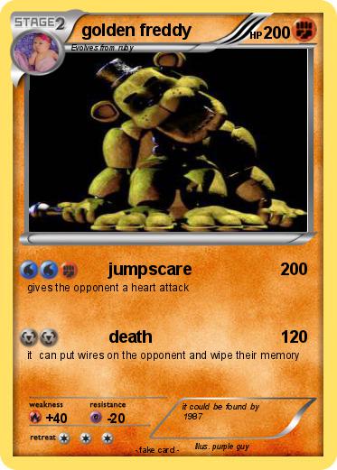 Pokemon golden freddy