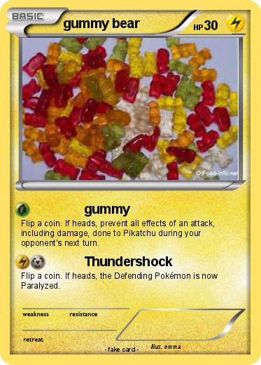 Pokemon gummy bear