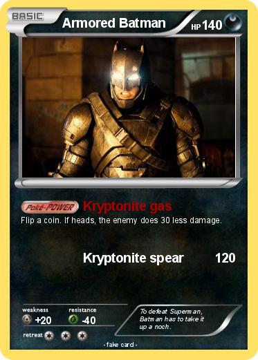 Pokemon Armored Batman