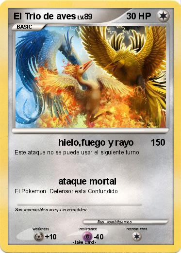 Pokemon El Trio de aves