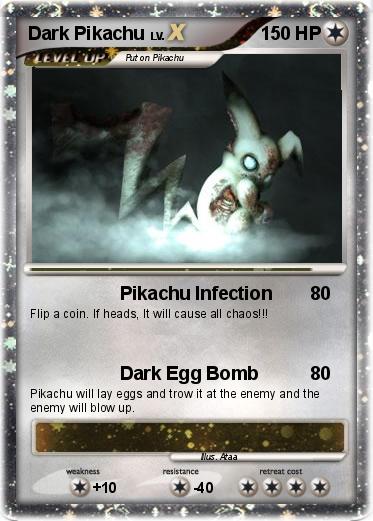 Pokemon Dark Pikachu