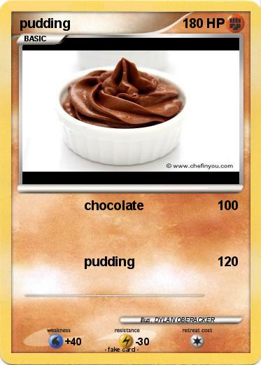 Pokemon pudding