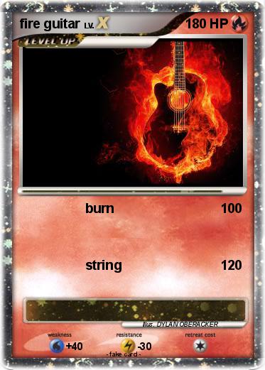 Pokemon fire guitar