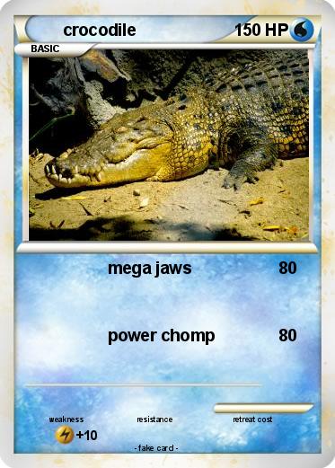 Pokemon crocodile
