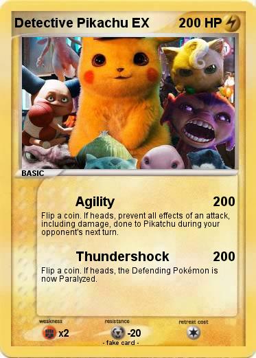 Pokemon Detective Pikachu EX