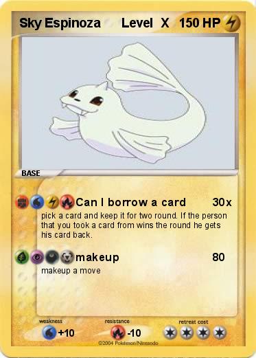 Pokemon Sky Espinoza      Level  X