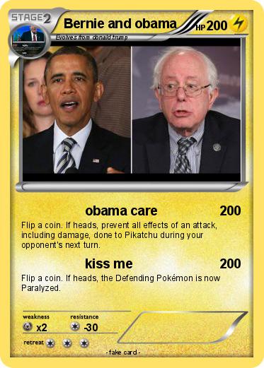 Pokemon Bernie and obama