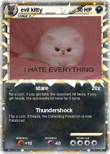 Pokemon evil kitty
