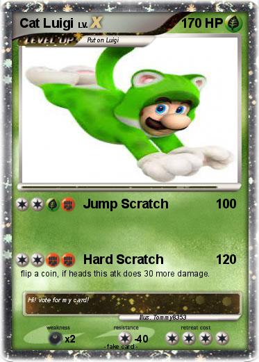 Pokemon Cat Luigi