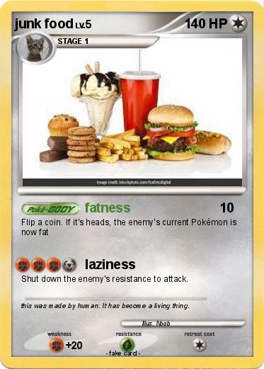 Pokemon junk food