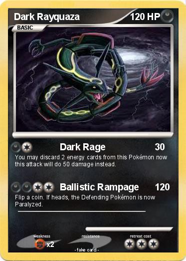 Pokemon Dark Rayquaza