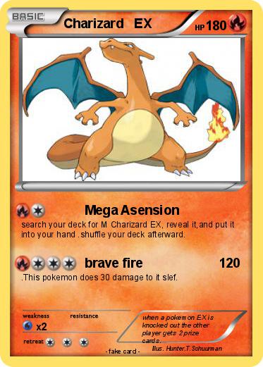 Pokemon Charizard   EX