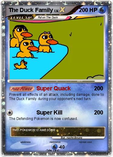 Pokemon The Duck Family