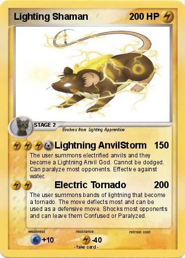 Pokemon Lighting Shaman