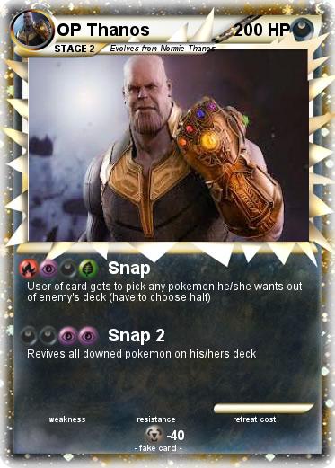 Pokemon OP Thanos