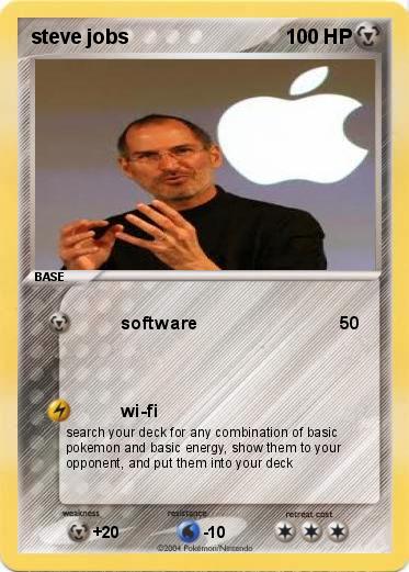 Pokemon steve jobs