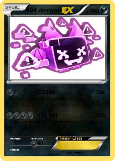 Pokemon 404 demon
